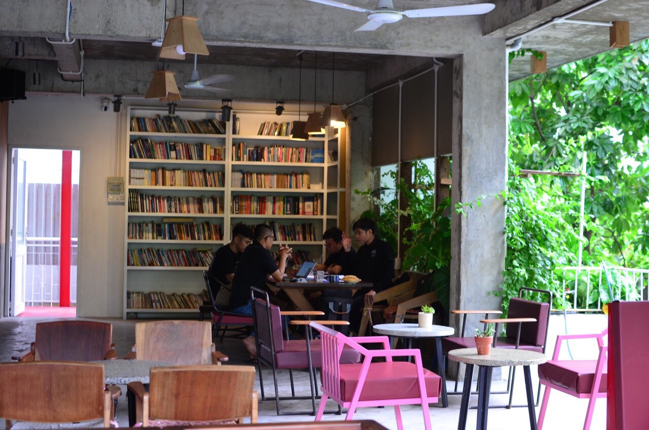 The Lib Coffee & Books interior